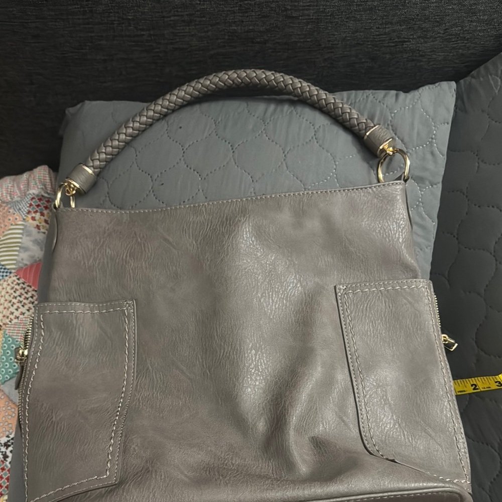 Elegant Gray Women's Handbag
